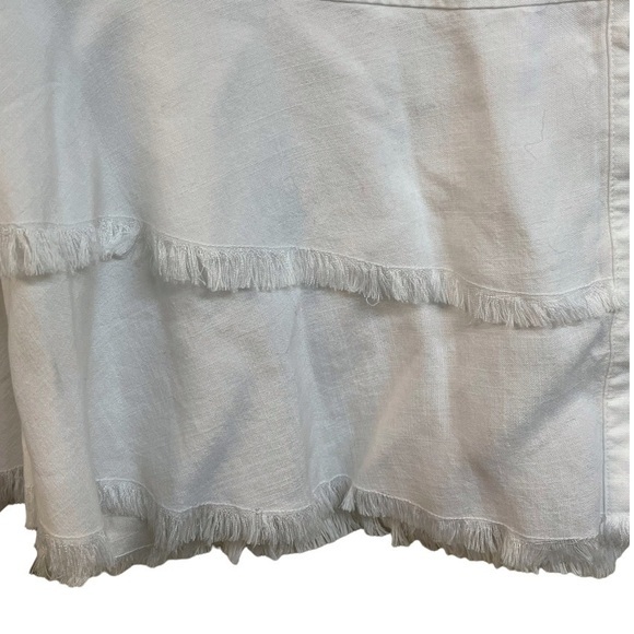 Anthro CLOTH & STONE Tencel Blouse Top White Size Small - Picture 4 of 7